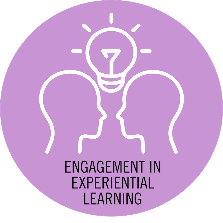 Engagement in Experiential Learning Icon Engagement in Experiential Learning Icon